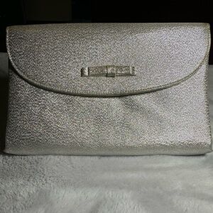Elegant Silver Clutch